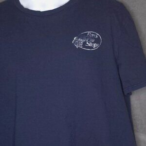 Bass Pro Shops Mens Graphic T-Shirt XL Las Vegas Nevada Fishing Apparel Navy